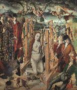 GALLEGO, Fernando The Martyrdom of Saint Catherine fg oil on canvas